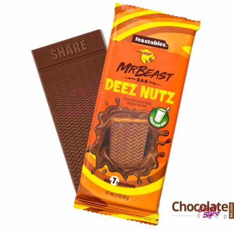 Feastables Mr Beast Bar Deez Nutz 35g