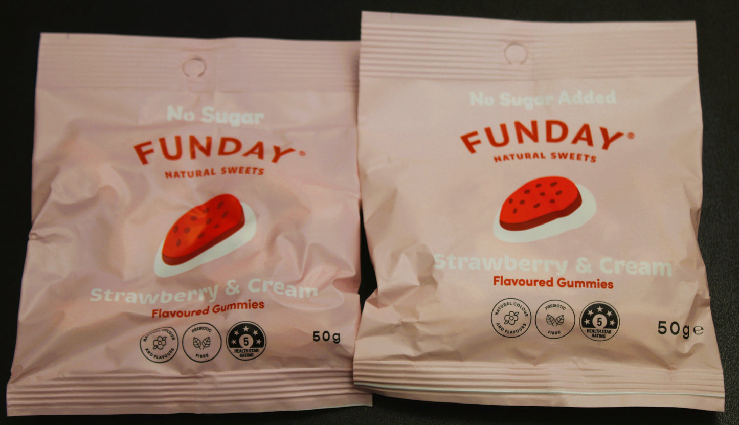 Funday Strawberries & Cream 50g