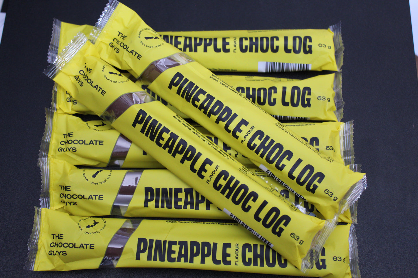 Pineapple Flavoured Chocolate Coated Log 63g
