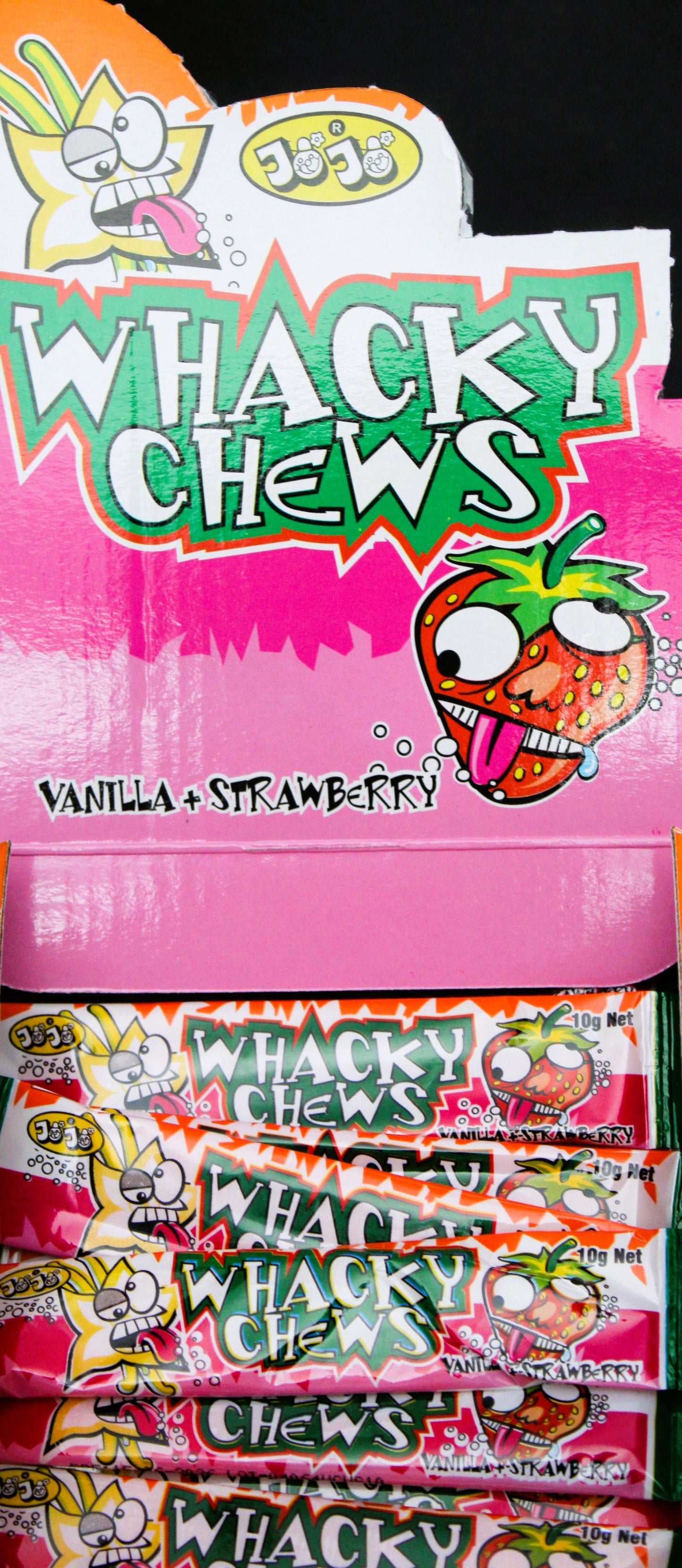 Whacky Chews 10g-Vanilla and Strawberry