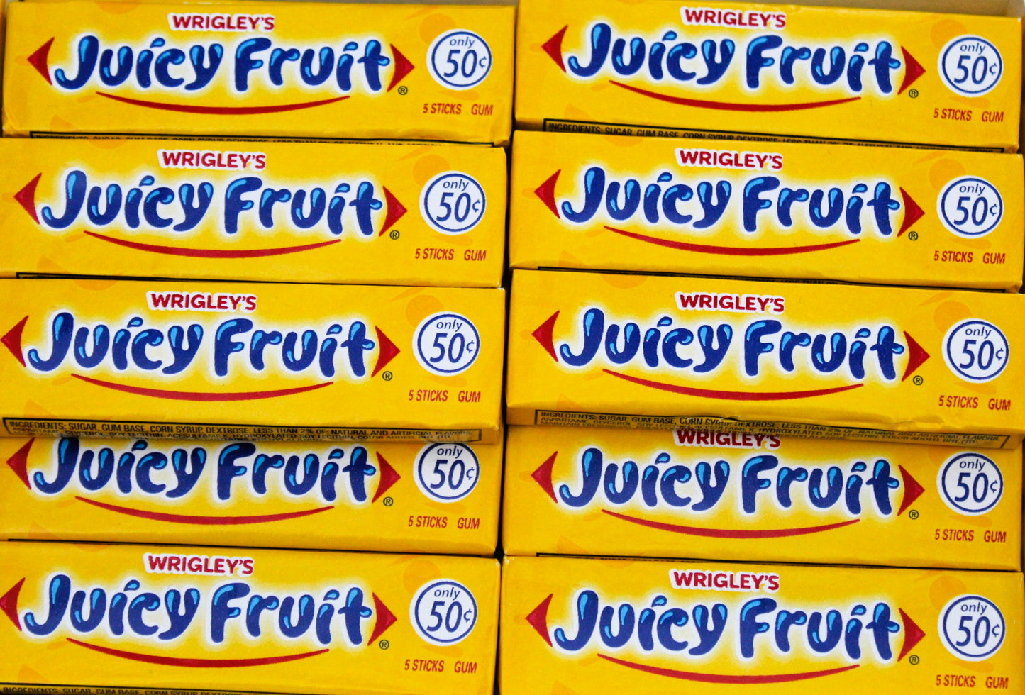 Wrigleys Stick Chewing Gum-Juicy Fruit