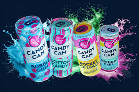 Candy Can Sparkling Drinks 330ml Can-Bubblegum