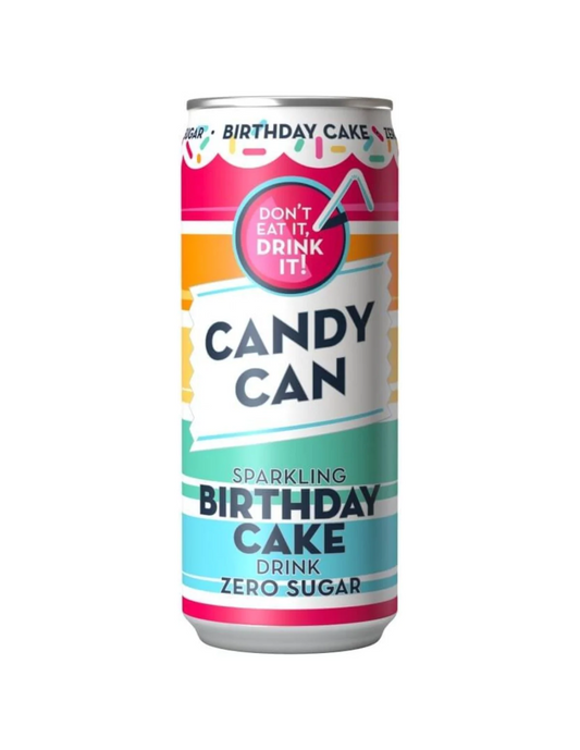 Candy Can Sparkling Drinks 330ml Can-Birthday Cake