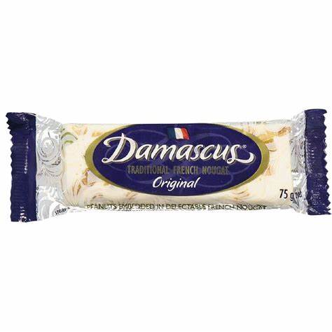 Damascus French Nougat Bar 75g