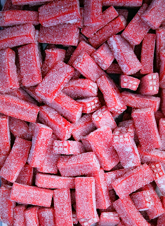Damel Sour Strawberry Bricks-100g