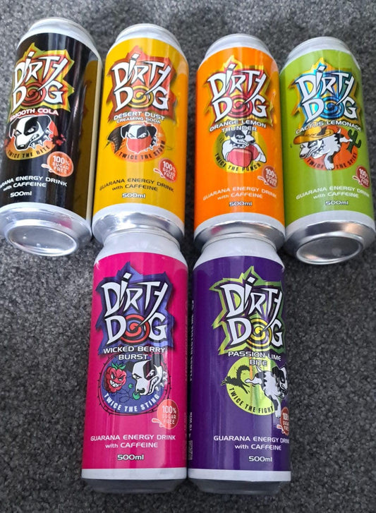 Dirty Dog Energy Zero Sugar 500ml Can-Cactus Lemonade