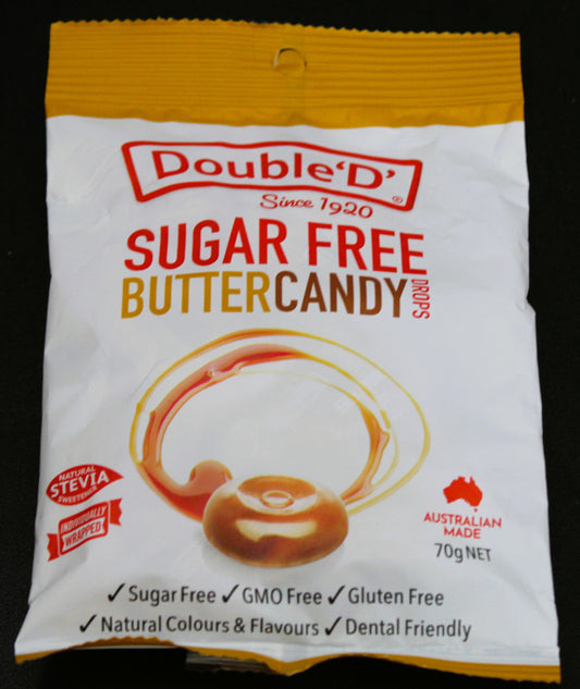 Double D Sugar Free Butter Candy 70g