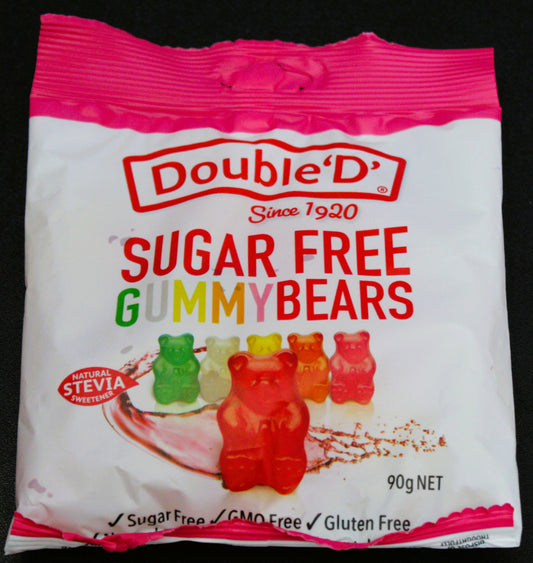 Double D Sugar Free Gummy Bears 90g
