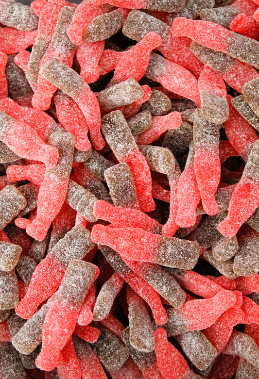 Dragon Sour Raspberry Cola Bottles-100g