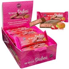 Elit Dubai Bars 30g-Milk Chocolate Strawberry