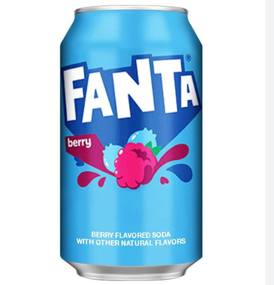 Fanta Cans 355ml-Berry