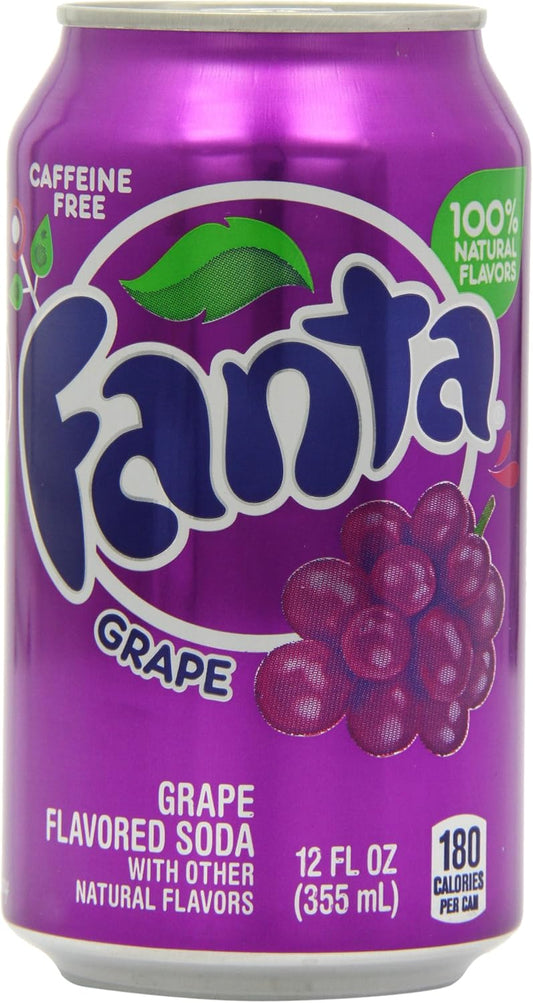 Fanta Cans 355ml-Grape