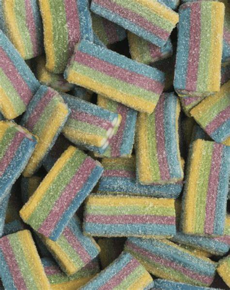 Fini Rainbow Fizzy Bricks-100g