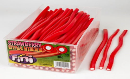 Fini Strawberry Dyna Stix 100g