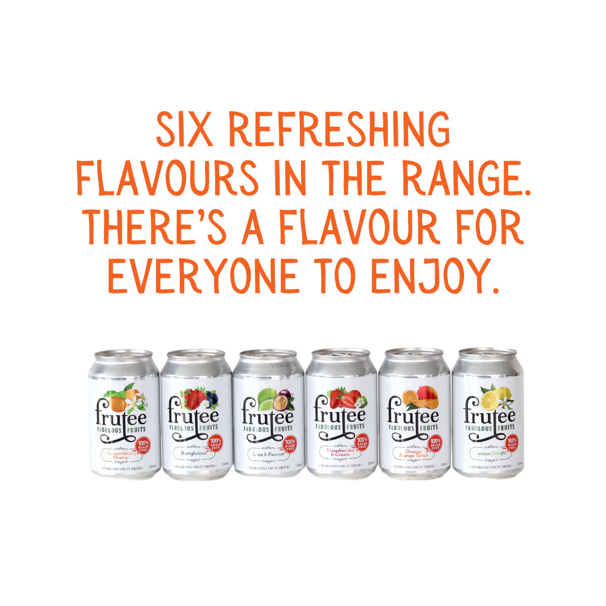 Frutee Sparkling Fruits Can 330ml-Berrylicious