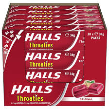 Halls  Throaties Original 34g