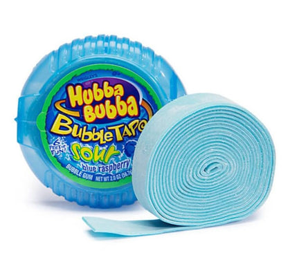 Hubba Bubba Sour Blue Raspberry Tape 57g