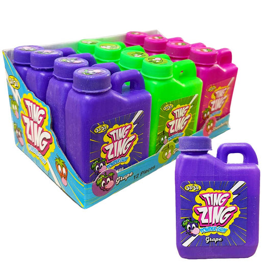 Jojo Ting Zing Powder Gum 40g-Strawberry