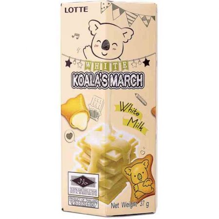 Lotte Koala's March 37g-White Milk Cream