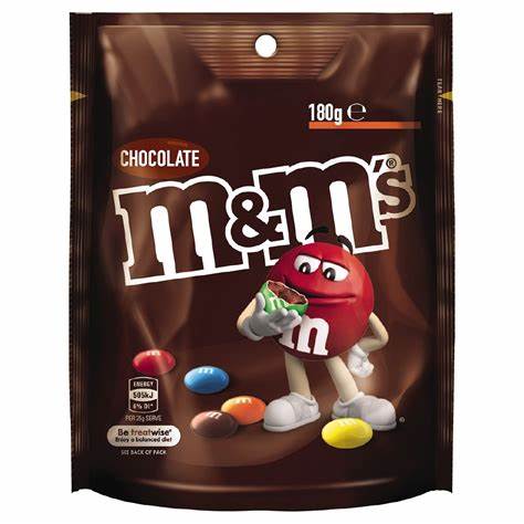 M&M Sharepack 180g Bag-Chocolate