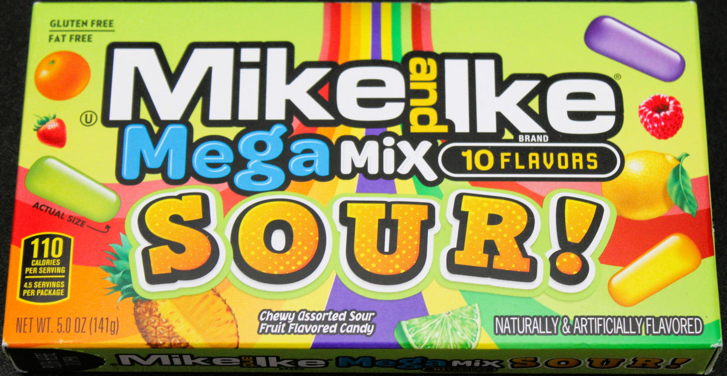 Mike & Ike Theater Boxes-Mega Mix Sour 120g