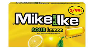 Mike & Ike 22g Boxes-Lemon