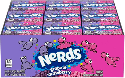 Nerds Grape & Strawberry Candy 46g Box