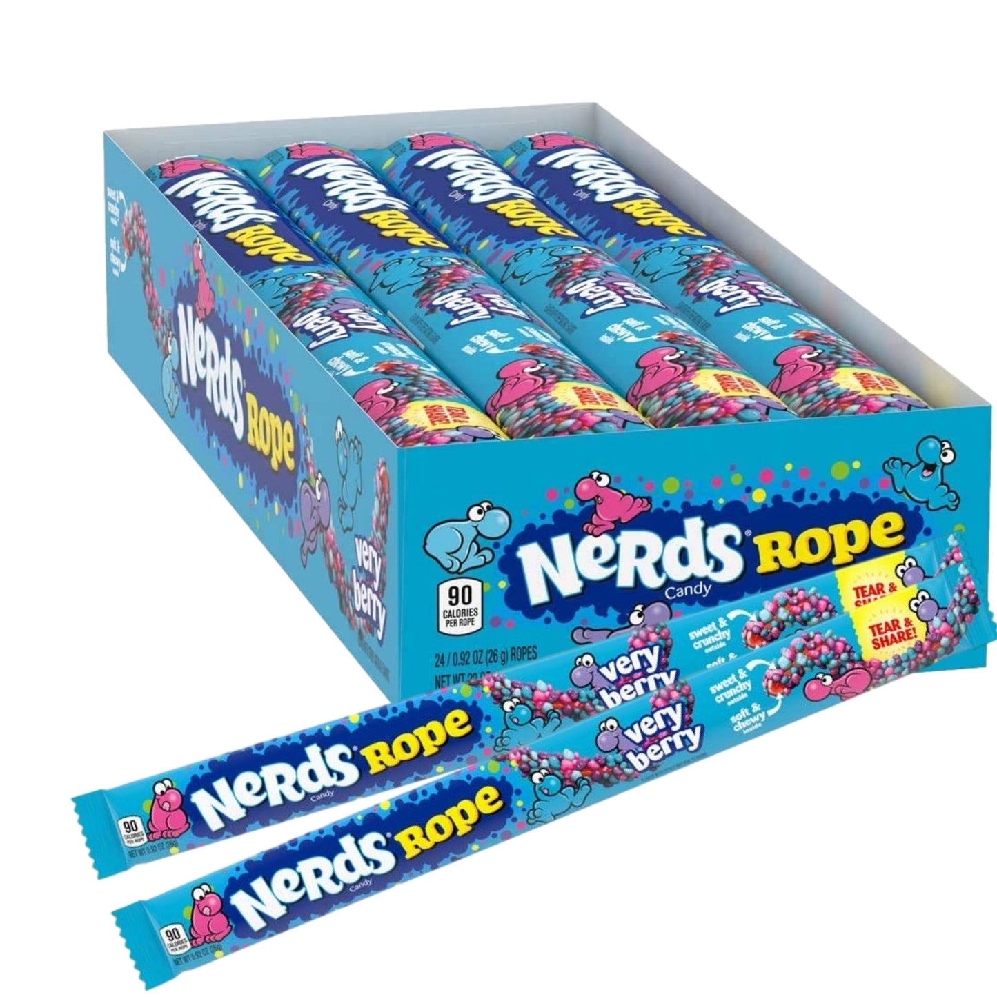 Nerds Rope 26g-Very Berry