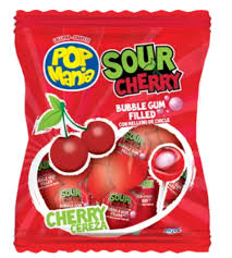 Pop Mania Lollipops 14g-Sour Cherry