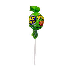 Pop Mania Maxxi Lollipops 28g-Green Apple