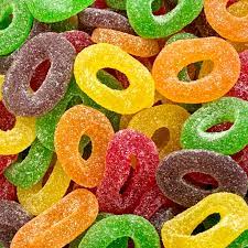 Rainbow Fruit Rings-100g