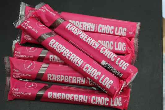 Raspberry Flavoured Chocolate Logs 63g