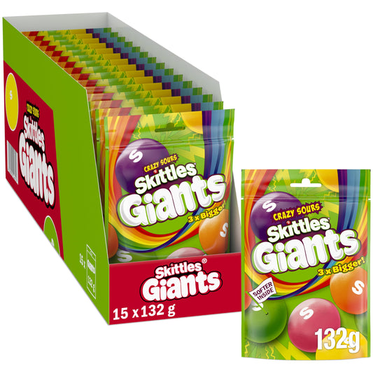 Skittles Giants Crazy Sours 132g