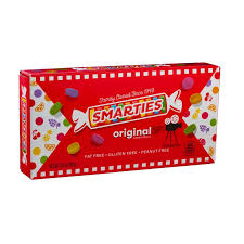 Smarties Original Candy Rolls 99g Theatre Box