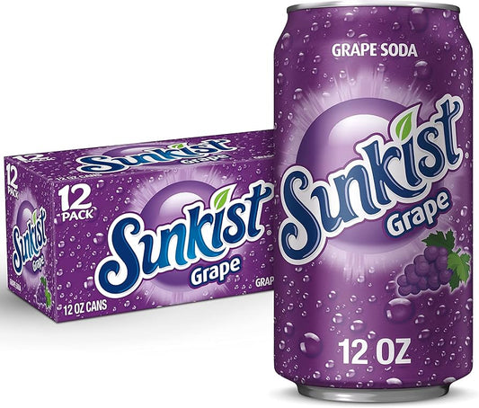 Sunkist 12oz 355ml Can-Grape