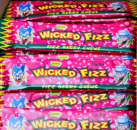 Wicked Fizz Chews 12g-Berry