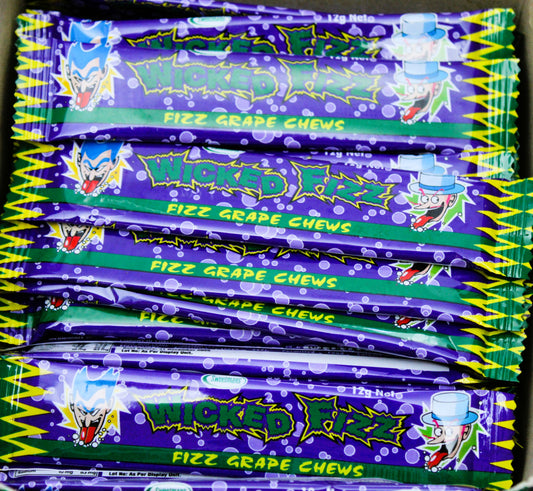 Wicked Fizz Chews 12g-Grape