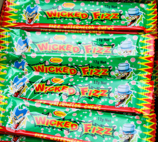 Wicked Fizz Chews 12g-Watermelon