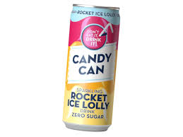 Candy Can Sparkling Drinks 330ml Can-Rocket Ice Lolly