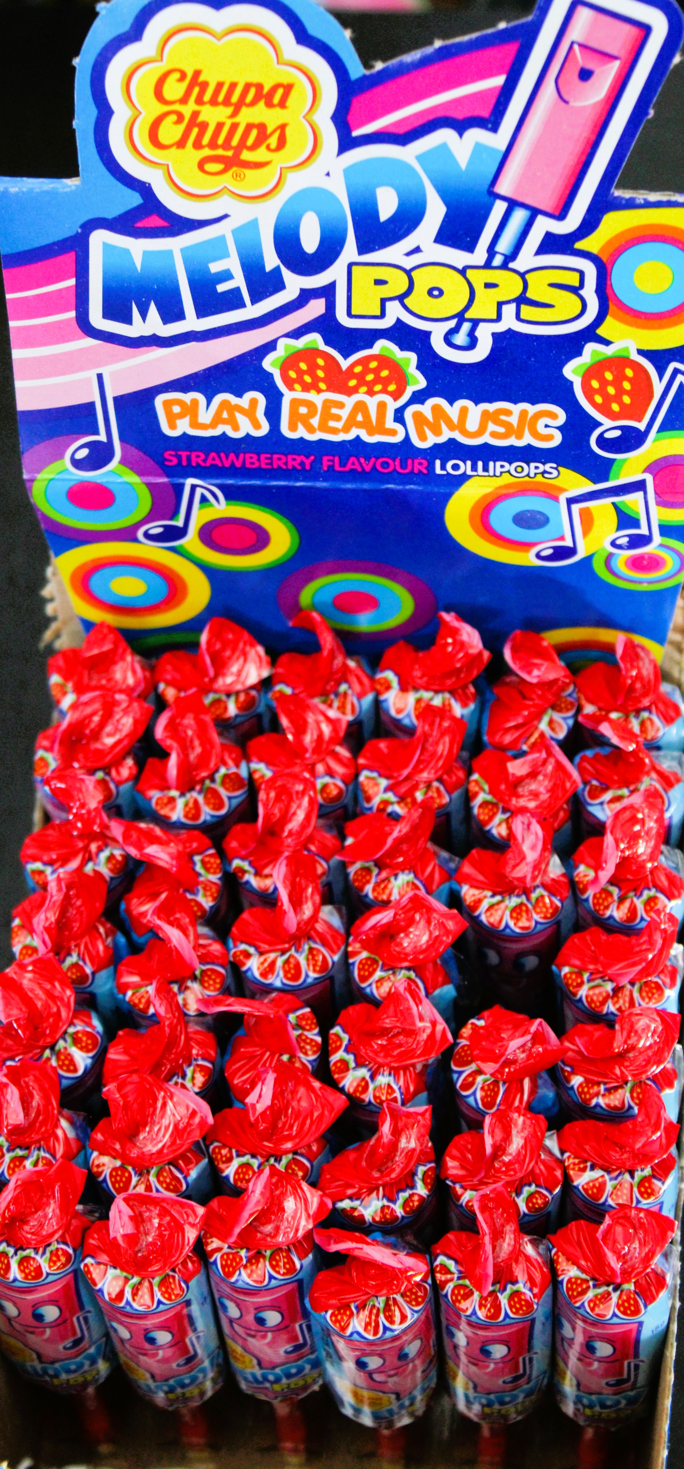 Chupa Chups Strawberry Melody Pops
