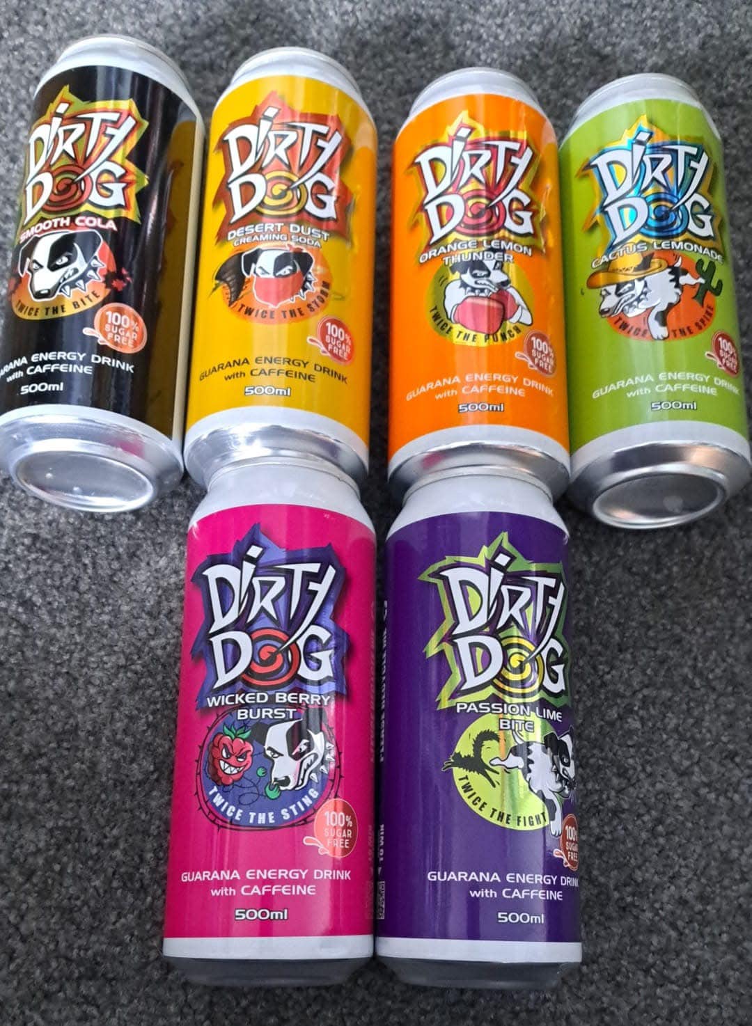 Dirty Dog Energy Zero Sugar 500ml Can
