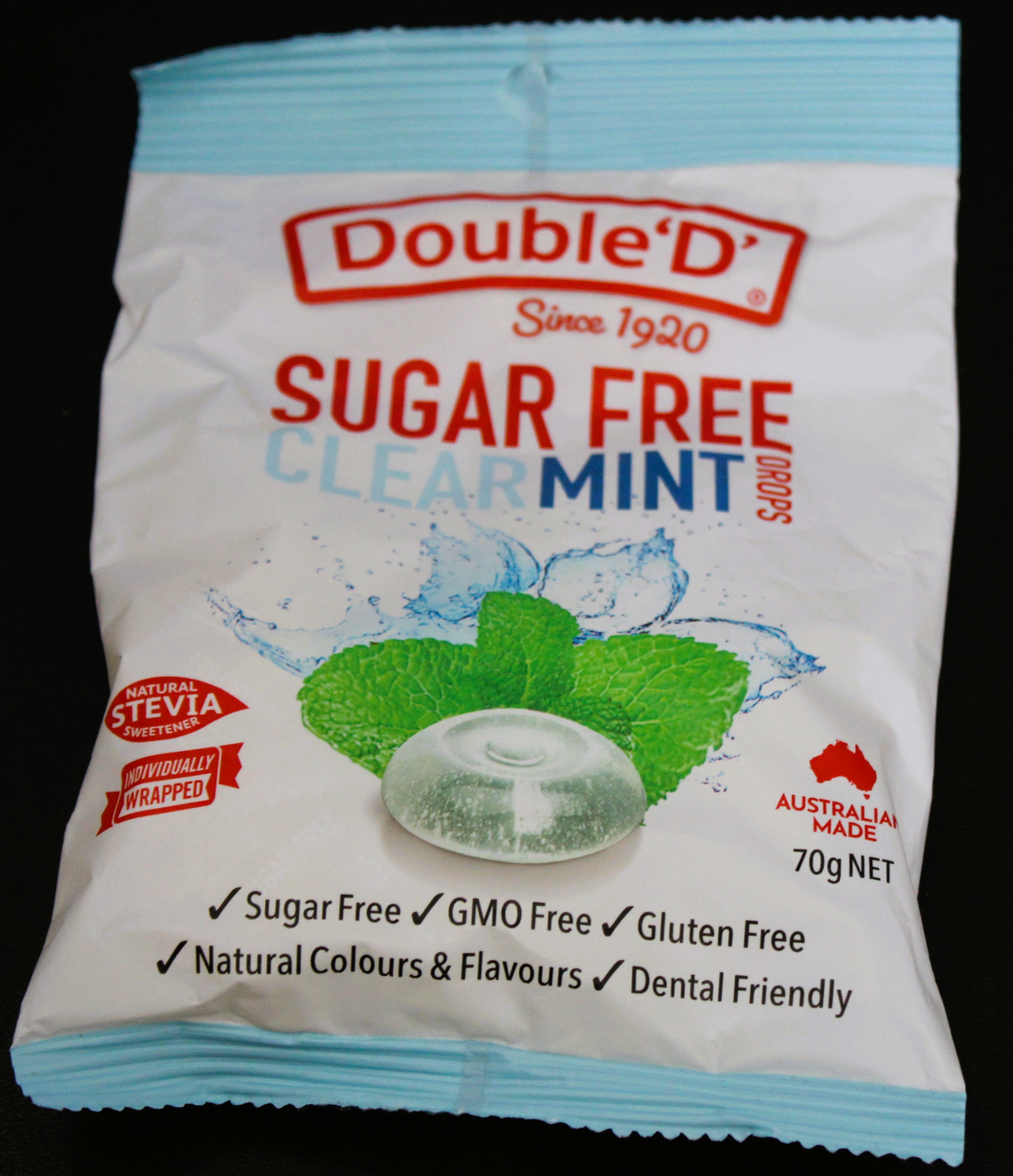 Sugar Free Clear Mint Drops 70g