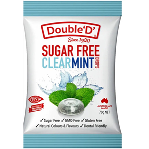 Sugar Free Clear Mint Drops 70g