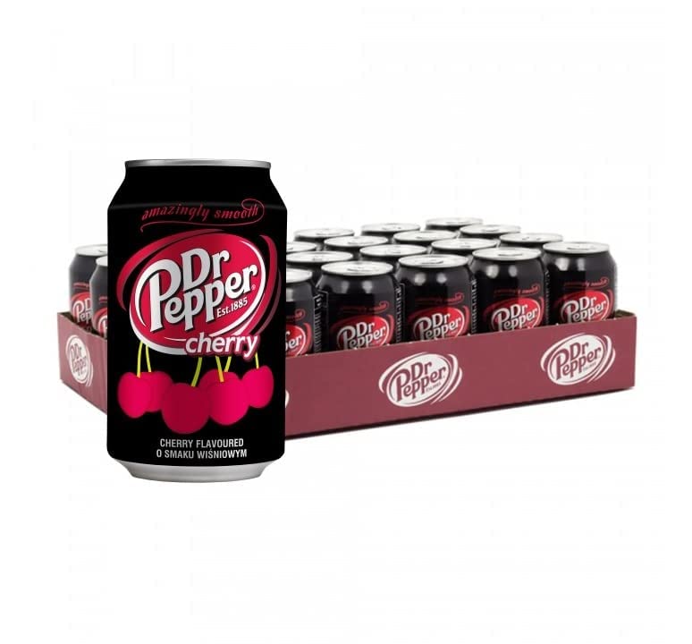 Dr Pepper Soda Cans 335ml - 355ml
