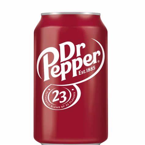 Dr Pepper Soda Cans 335ml - 355ml