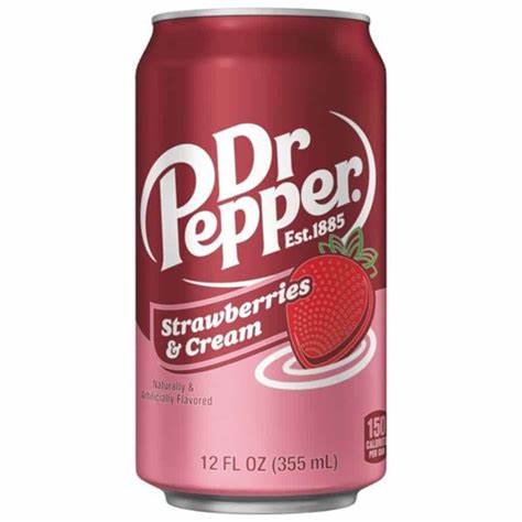 Dr Pepper Soda Cans 335ml - 355ml