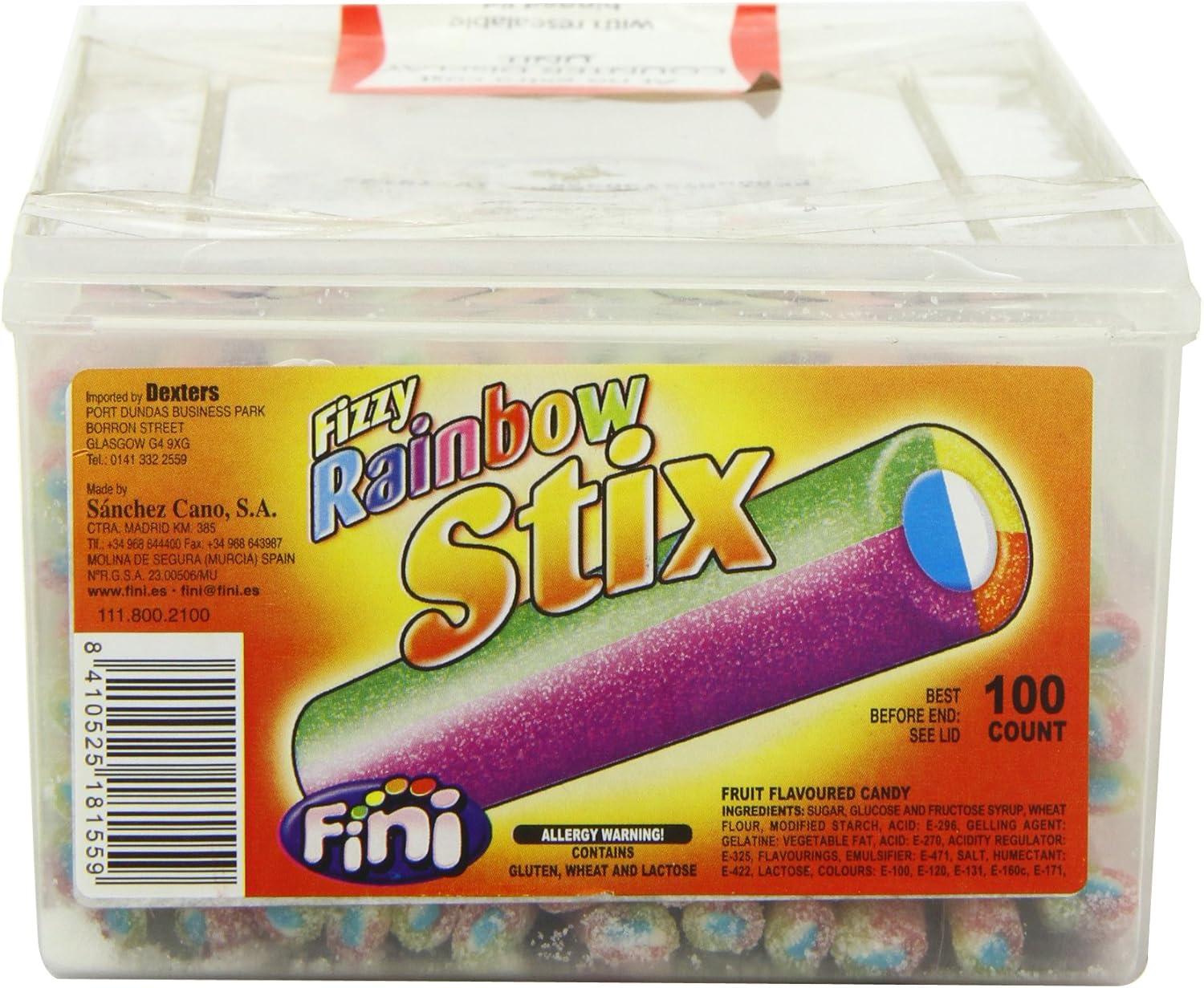 Fini Dyna Fizzy Rainbow Stix