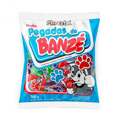 Florestal Paw Shaped Lollipop 8g