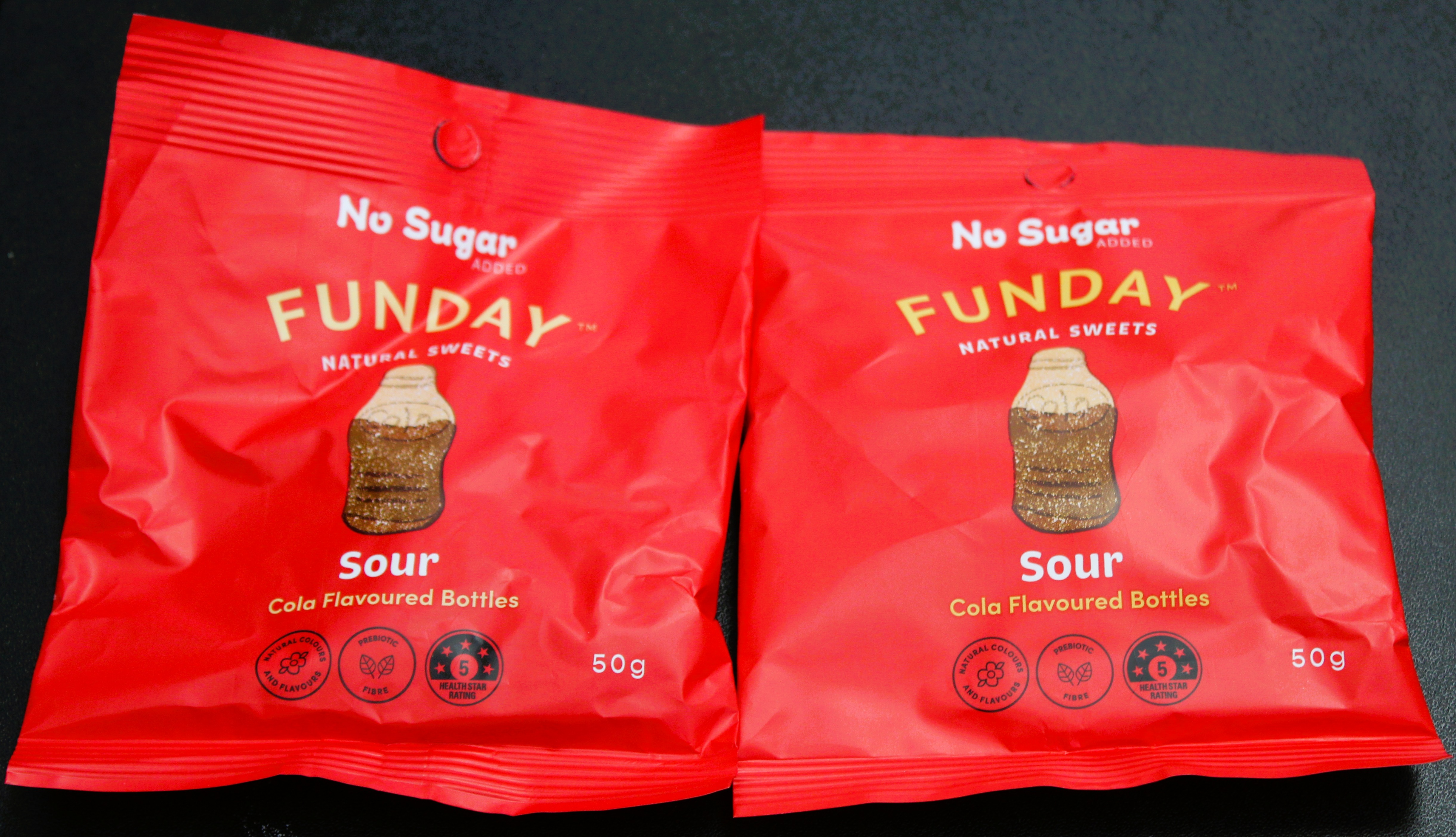 Funday Sour Cola Flavoured Botles 50g