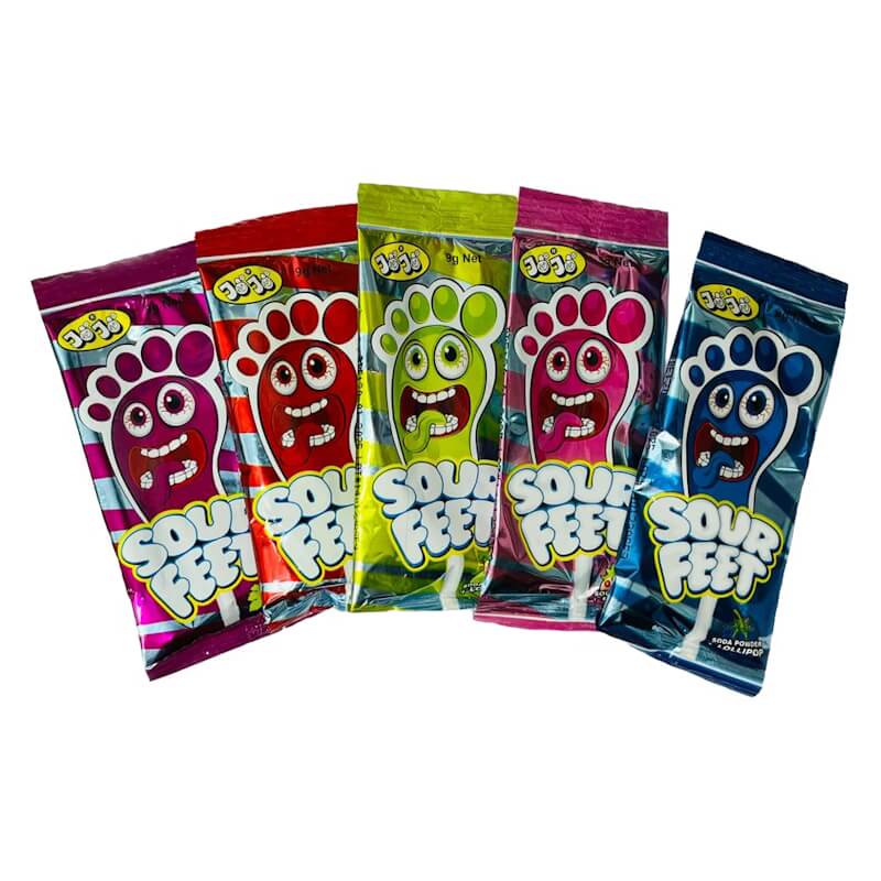 Jojo Assorted Sour Feet 9g
